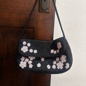 Free People Cherry Blossom Beaded Purse